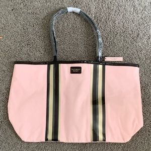 victoria's secret pink handbag